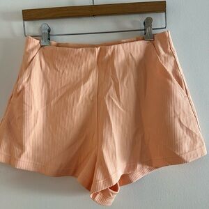 Lululemon Athletica High Waist Coral Shorts